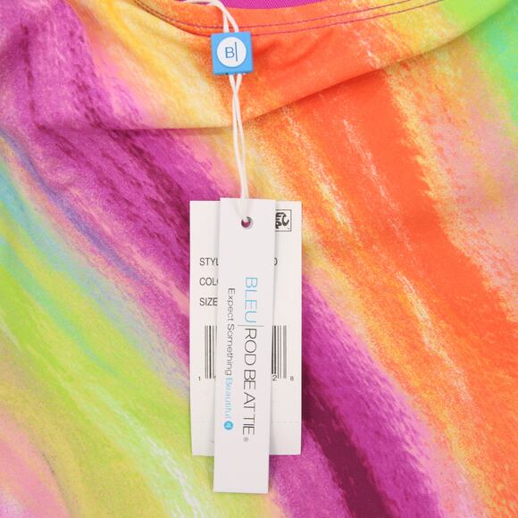 Bleu Rod Beattie Splash Out Tankini Top High Neck Keyhole Multicolor Size 8 NWT - Picture 10 of 13